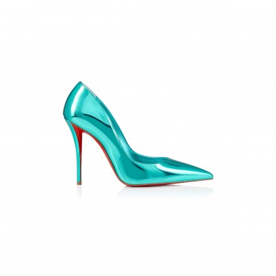 CHRISTIAN LOUBOUTIN MISS Z 100 MM PUMPS-LAMINATED CALF LEATHER-ICEBERG-WOMEN 12506504152